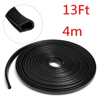 

13 Feet 4M U-Shaped Car Door Edge Seal Strip Protector Rubber Trim Universal Brand New And High Quality