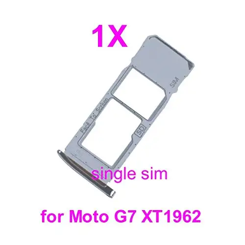 Одна sim-карта+ слот для sd-карты держатель лоток Замена слота часть для Motorola Moto G7 XT1962 в