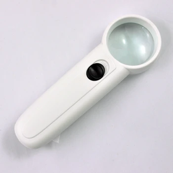 

GTBL SODIAL(R) 12X LED Switch Light Hand Held Reading Map Magnifier