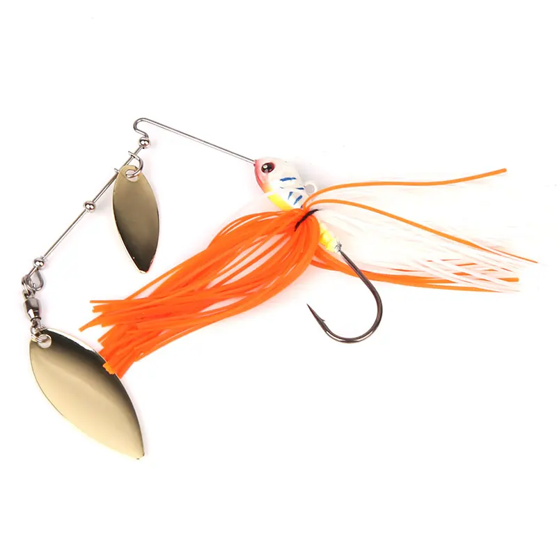 ARDEA Fishing Lure Spinner Bait Hard Lure 16.3g spoon metal bait Attract Rotating Sequin Pike swivel lure