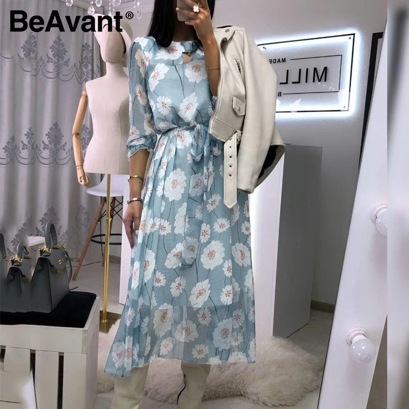 Женское винтажное платье в стиле бохо BeAvant Повседневные Вечерние платья с