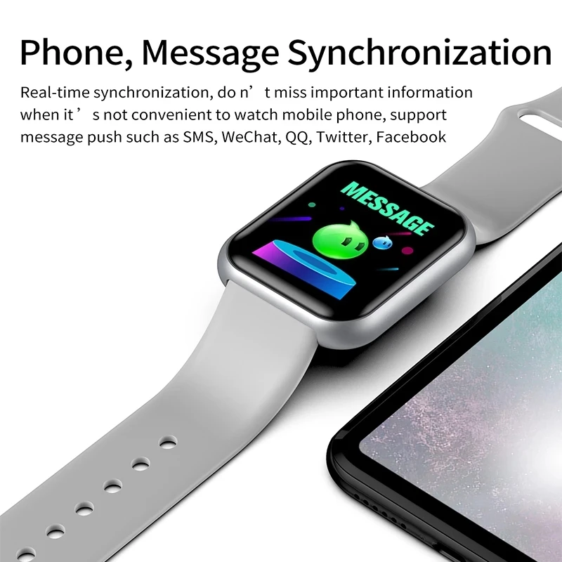 10Pcs D20 Smart Watch for Men Women Smartwatch Y68 Fitness Tracker Sports Heart Rate Monitor Wristwatch for IOS Android 4