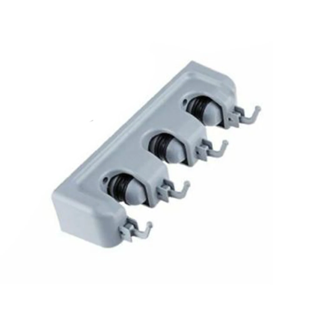 3 racks Kitchen Organizer Mop Holder 4/3 Position Brush Broom Hanger Storage Rack Household Mop Brush Hanger Kitchen Gadgets - Цвет: 3 racks