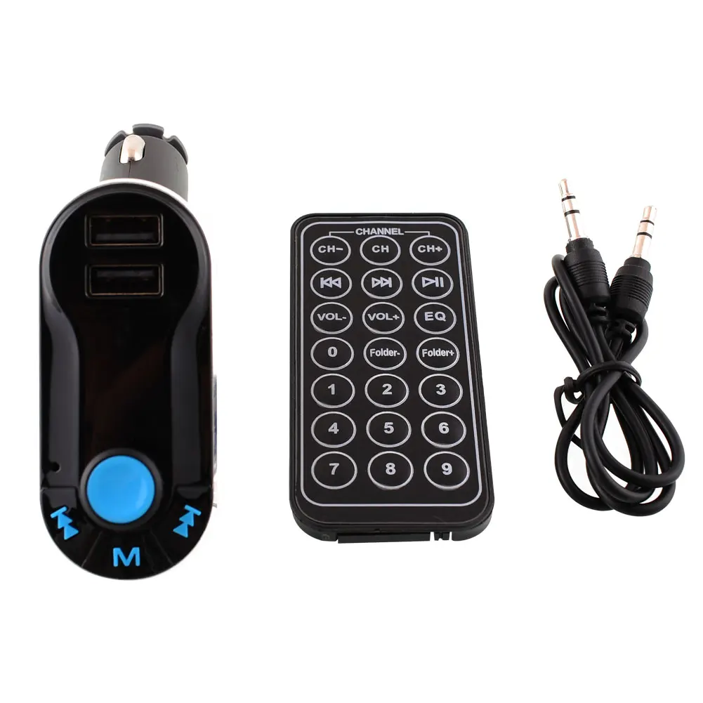 FM Transmitter Car FM Transmitter Durable FM Modulator MP3 Player SD 6 5S 5C Dual USB Portable Auto FM Transmitter