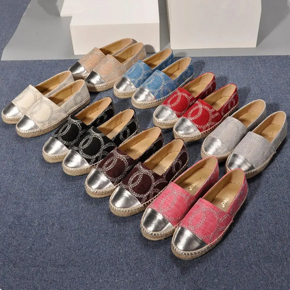 店内全品5引き半額 クラシック最高品質の新ファッションブランドのデザインの女性エスパドリーユスリップにローファー快適なフラット漁師の靴 Sale44 Women S Shoes Www Celpan Com Br