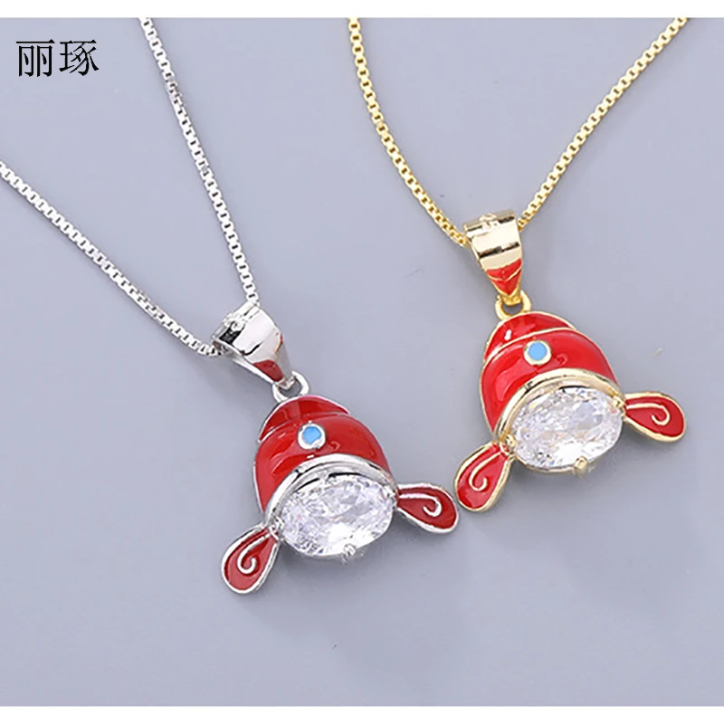 

S925 sterling silver chinese celebrity style crystal zircon necklace opera mask festive groom official retro initial necklace