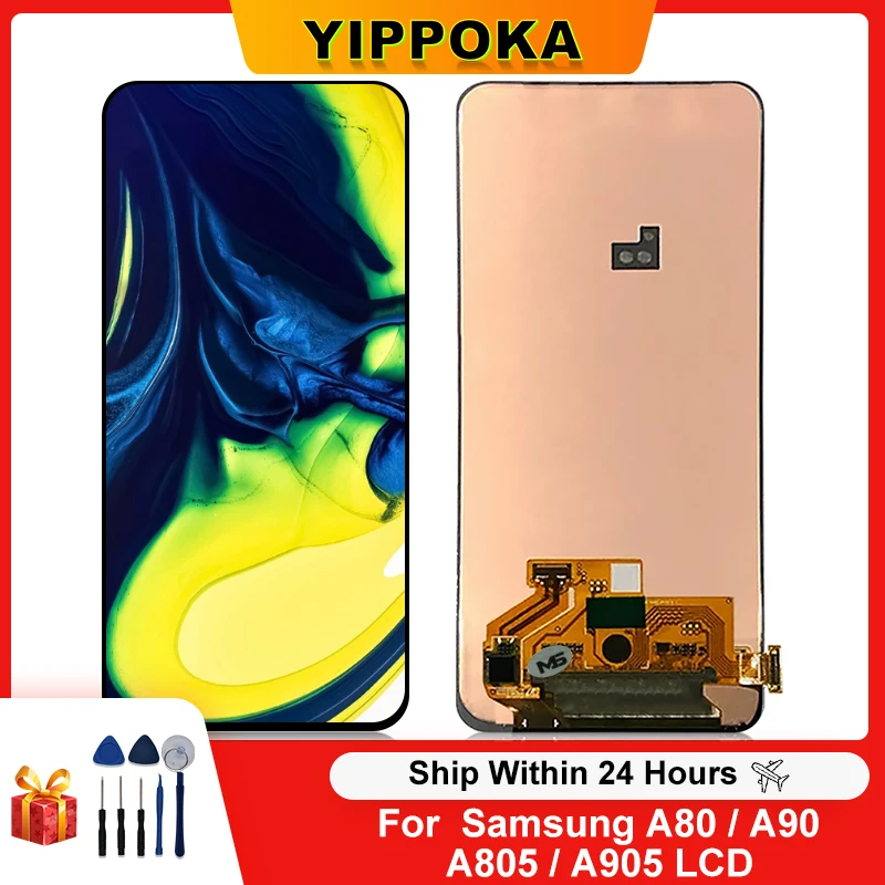 6 7 &quotОригинальный Для Samsung Galaxy A80 2019 LCD A905 дисплей в сборе запасные части для A805