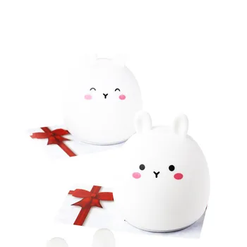 

Night Light Cute Animal Portable And Rechargeable Silicone Baby Lamp Touch Sensor Light for Children Baby Gift 2020 Hot sale