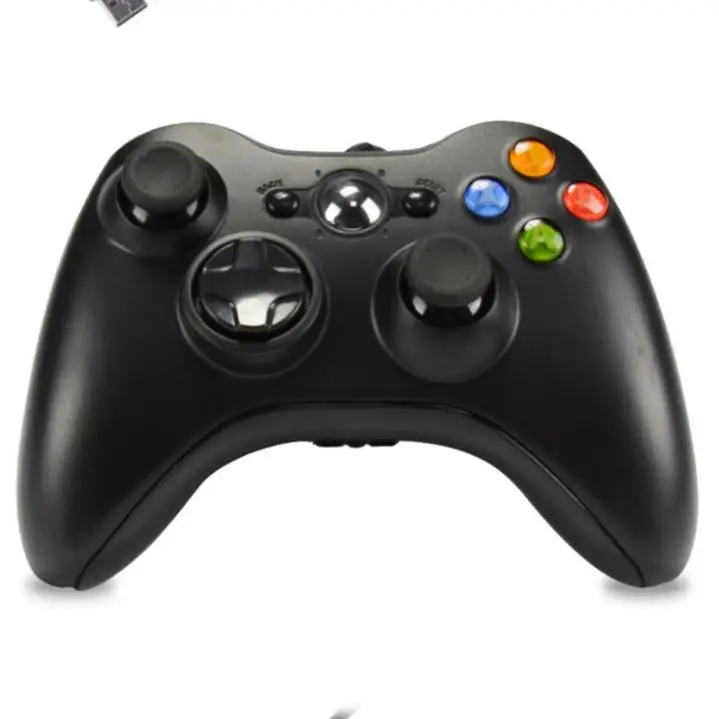 Black Shock Геймпад для Xbox 360 проводной игровой контроллер Джойстик ABS кнопка управления USB Windows 7 8 10 PC компьютер - Цвет: Black Shock
