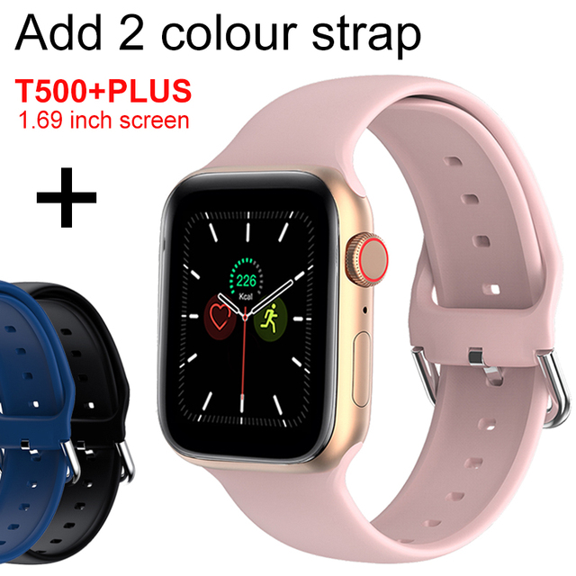 2021 Smart Watch Original IWO Series 6 Watch 44MM BT Call DIY Faces Split Screen Sport Smartwatch Men Women PK HW22 W26