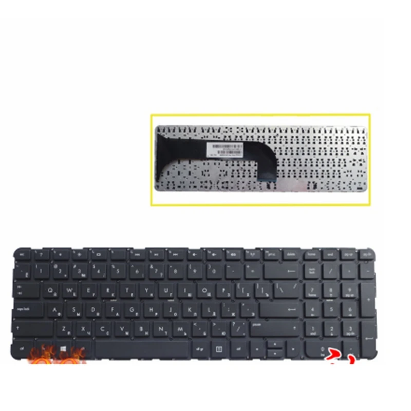 

XJ Russian laptop Keyboard For HP Pavilion m6 m6-1000 m6-1100 m6-1200 PK130U92B06 699853-251 698402-251 RU Black without Frame