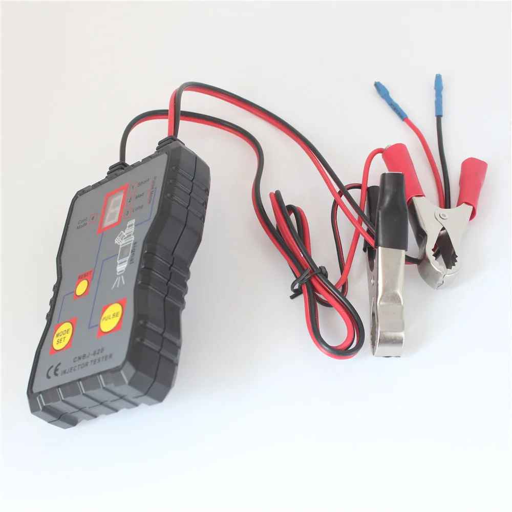 Fuel Pressure Tester Injector Tester Fuel Injector 4 Pluse Modes Powerful Pump System Diagnostics Analyzer CNBJ-620