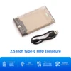 KingSpec-boîtier pour disque dur, SATA vers USB, 2.5 pouces, SATA 2.5, USB boîtier SSD, 3.1 ► Photo 1/6