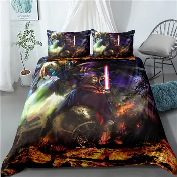 

Double bed 200x200cm duvet cover bedding Star Wars pattern pillowcase three-piece set customizable pattern