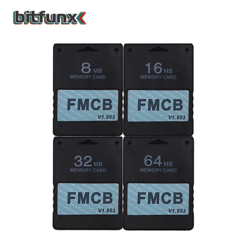 Bitfunx FMCB Бесплатная McBoot карта v1.953 для Sony PS2 Playstation2 8MB/16MB/32MB/64MB памяти OPL MC