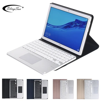 

Business Touchpad Keyboard For Huawei Mediapad T5 10 Bluetoooth Keyboard Case for Huawei T5 10 AGS2-L09 / W09 / L03 Tablet Cover
