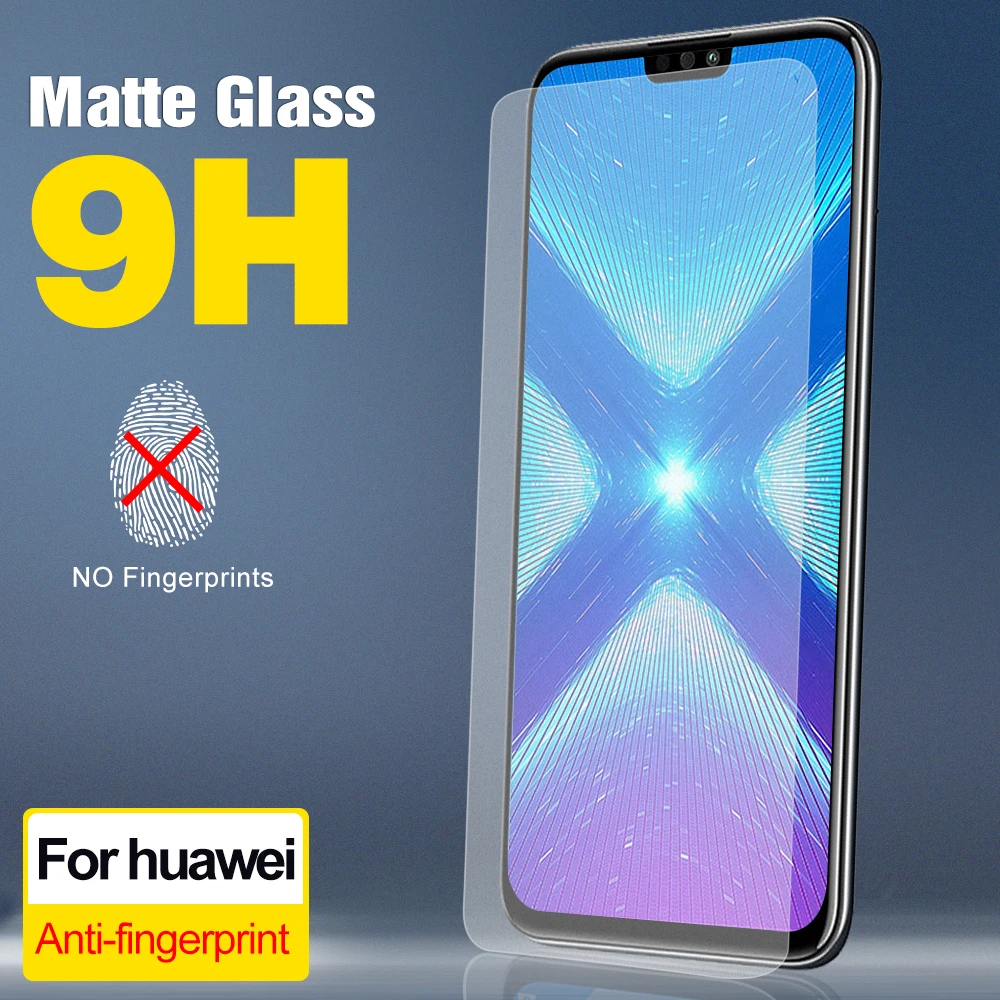 Матовое закаленное стекло 9H для Huawei Honor 8X 8C 7A 7C Pro защита экрана без отпечатков