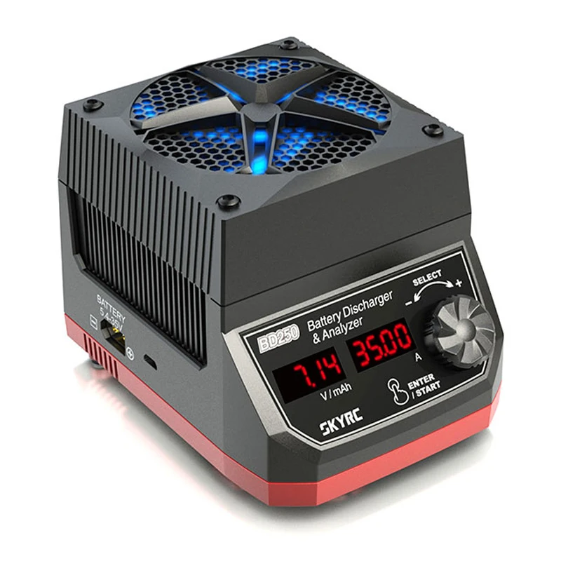 SKYRC BD250 3s lipo battery discharger 250W 35A LiHV/NiMH Analyzer Professional RC drone battery high-power discharger