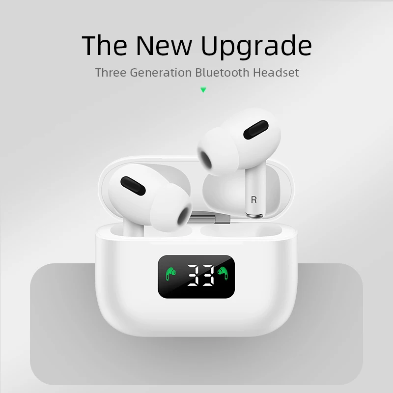 

Wireless Bluetooth Headset TWS 5.0 In-ear Stereo Popup Window for i58 Motion Bluetooth Headset HD Binaural LED Color Screen For