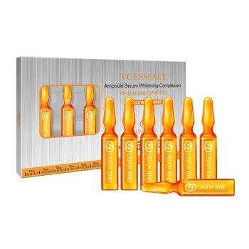 

7*2ml/Box Vitamin C Hyaluronate Essence Ampoule Serum Firm Fine Lines Smooth Skin Day Cream