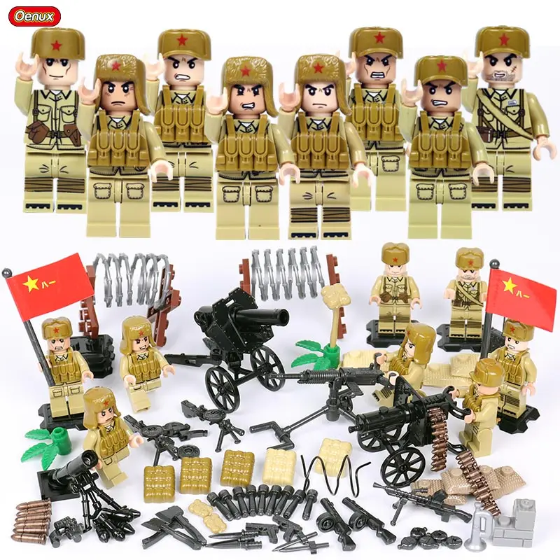Oenux новая мировая война 2 Корейская война военный строительный блок WW2 Китайская народная Leberation армия фигуры кирпичные MOC игрушки для детей