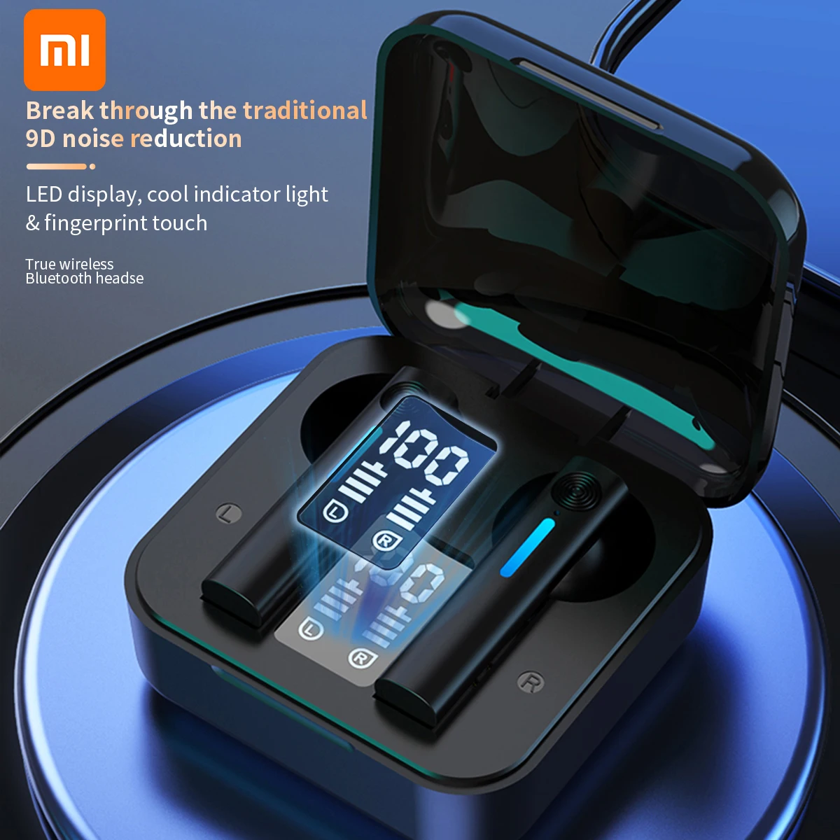 Xiaomi-auriculares TWS deportivos para correr, inalámbricos por Bluetooth, reducción de ruido, con pantalla LED, para teléfonos Xiaomi