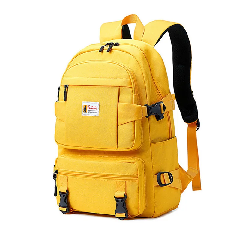 backpack yellow bag