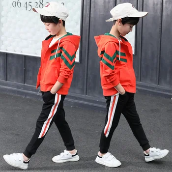 

3PCS Boys clothes Child Sportswear Clothing Set Autumn Child Casual Sweatshirt kids boy's clothing sets Boys jacket tops & pants