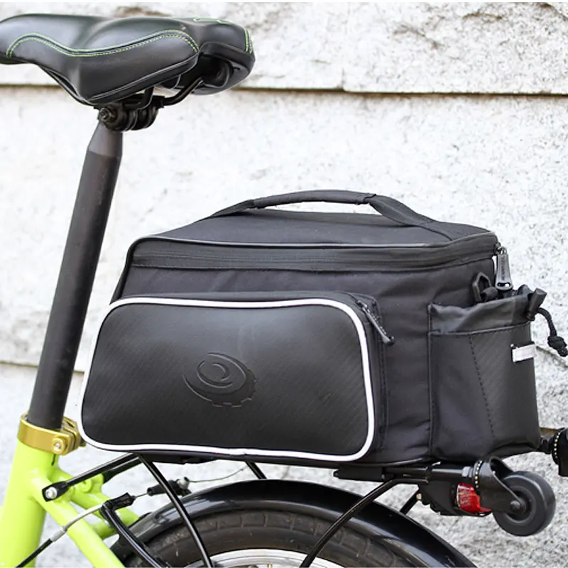 Сумка на багажник велосипеда устойчивая к разрыву черная 10 л|seat bag|roswheel bicyclebicycle