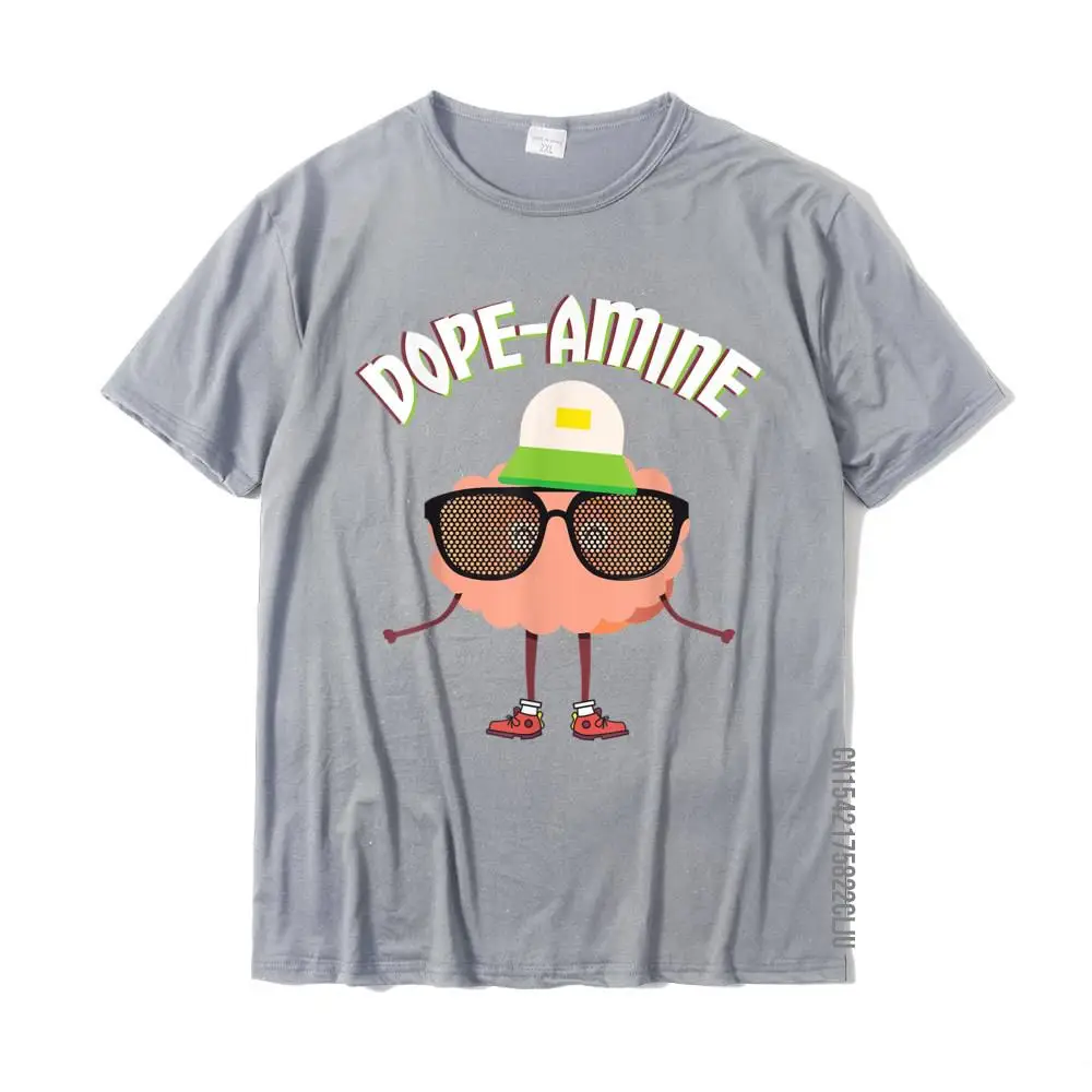 Funny Normal Simple Style Short Sleeve Top T-shirts Labor Day Crew Neck 100% Cotton T Shirt for Men T Shirt Crazy Funny Psychology Dopeamine T-shirt Psychology Major Gift__30885 grey