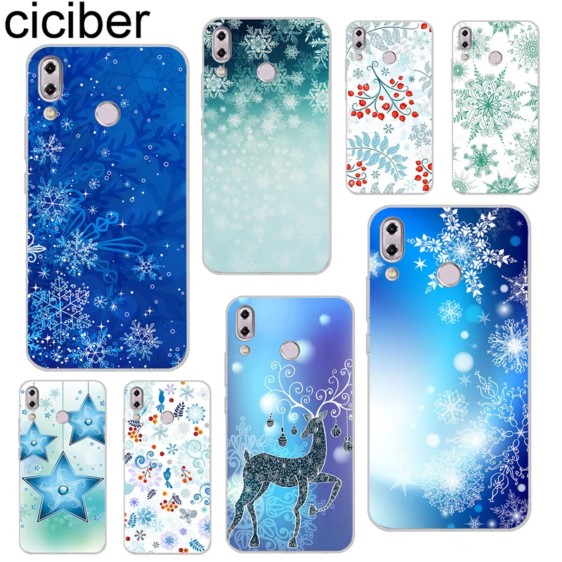 

ciciber Snowflake Cover for ASUS Zenfone 5 5Z ZE620KL ZS620KL Soft Silicone TPU Phone Case for Zenfone 5 Lite 5Q ZC600KL Coque