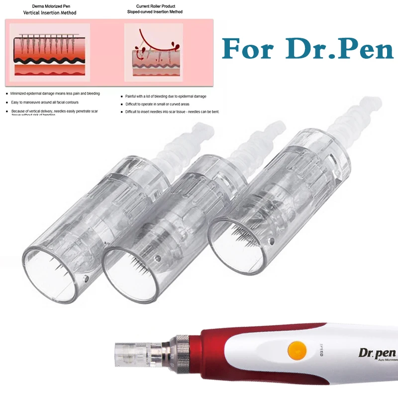 50/100 шт. сменный картридж для винта и байонета Dr.Pen Micro needle 9 pin / 12 36 /nano Microneedles Иглы