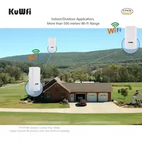 KuWFi zewnętrzne Wifi Router 300 mb/s Repeater bezprzewodowy/mostek wi-fi daleki zasięg 2.4Ghz 1KM zewnętrzny CPE AP most 24V POE LAN i WAN 5