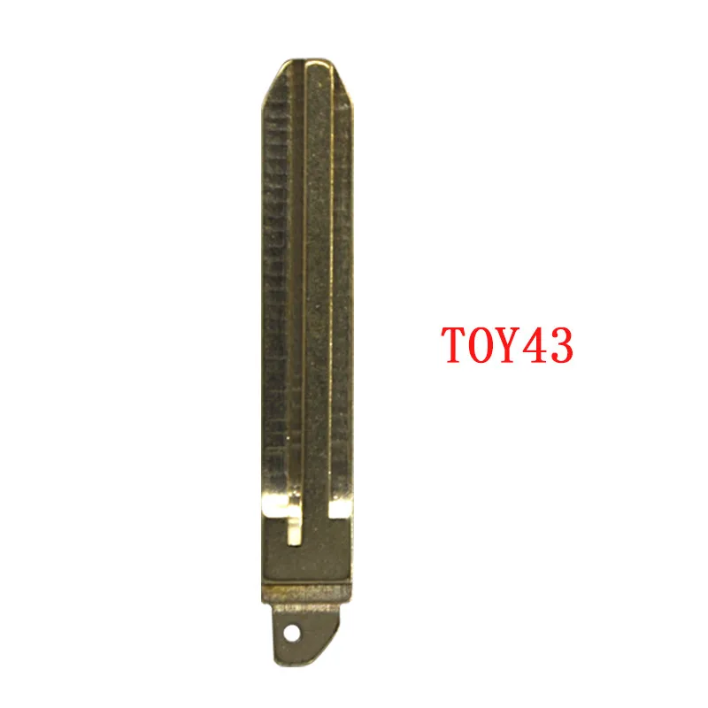 Car Remote Key Flip Blade For Toyota Corolla Camry Crown RAV4 Prado Avalon Lexus TOY43 TOY47 TOY48 Uncut Metal Key car remote key car key
