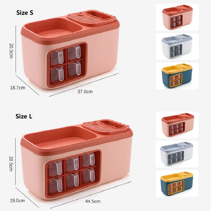 WBBOOMING Nordic Color PP Kitchen Seasoning Storage Rack And Holder Kitchen Flavoring Kitchen Organizer Rack Cookware Holders