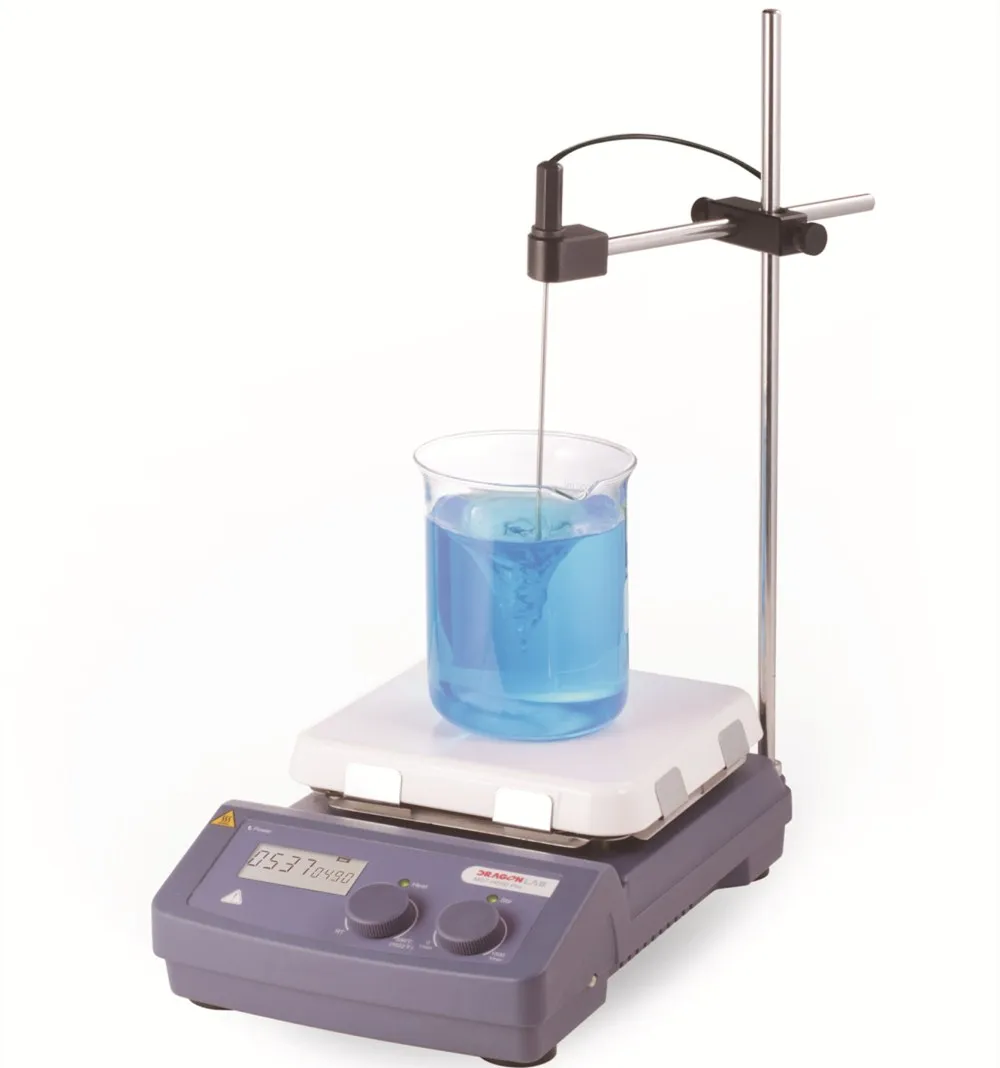 

Magnetic Stirrer LCD Digital Hotplate With Temperature Sensor Dlab MS7-H550-Pro Max. stirring Quantity 20L Brushless DC Motor