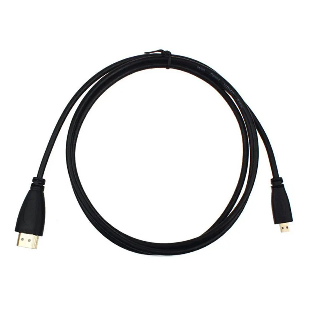 Изысканный дизайн Прочный 0 5 м микро-Тип Hdmi к Мужской адаптер конвертер кабель