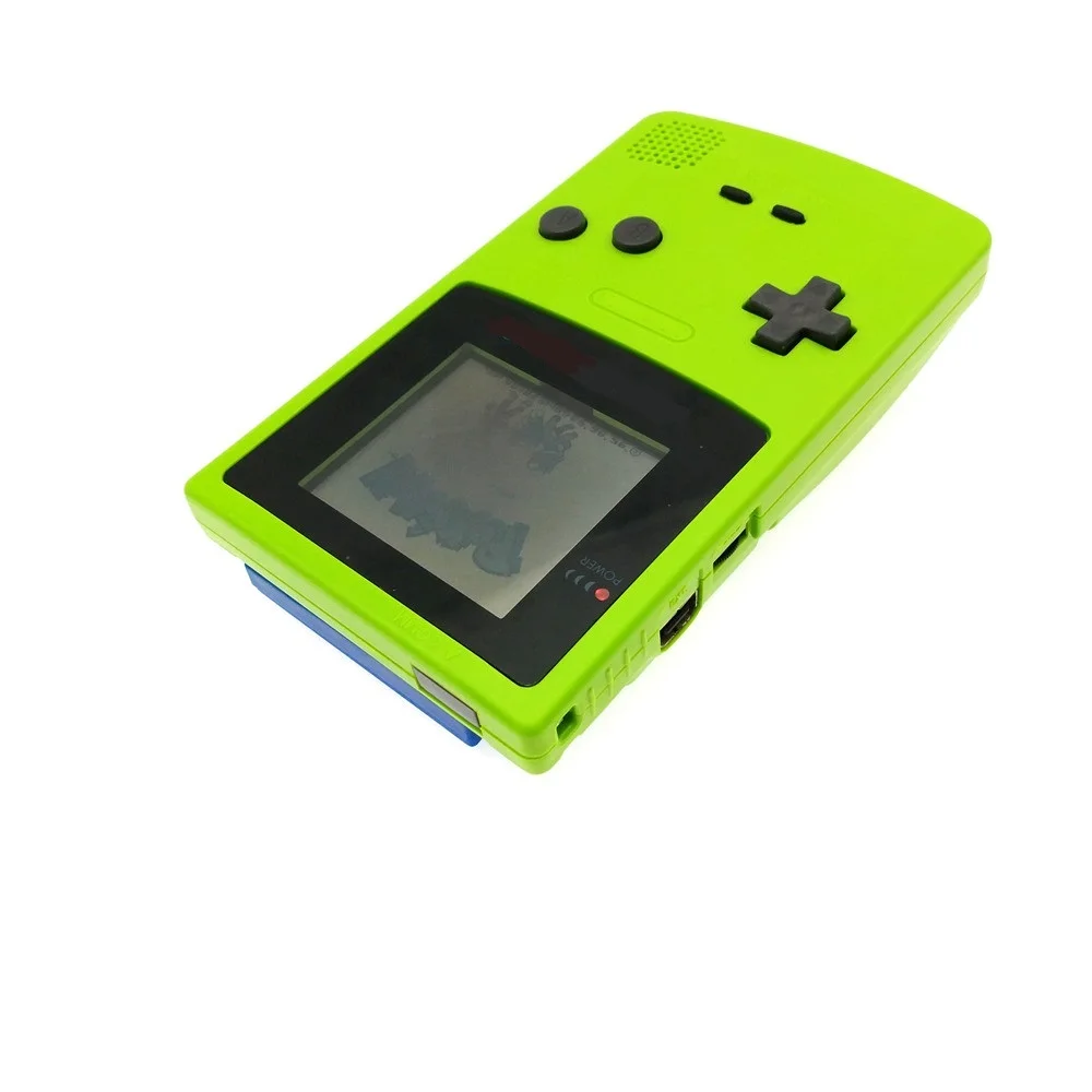 Восстановленный Перезаряжаемый для GameBoy цветная консоль GBC + игровая карта