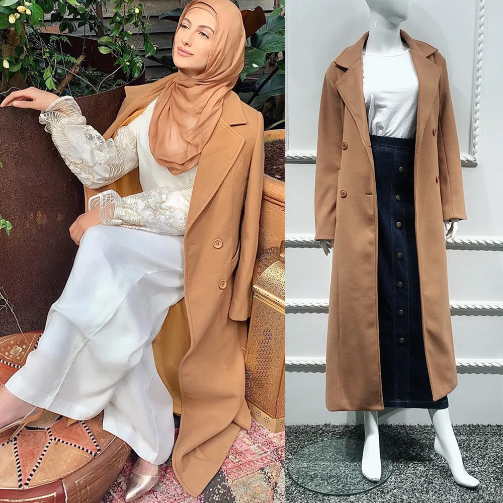 Winter Open Abaya Kimono Cardigan Turkish Pakistan Hijab Muslim Dress Coat Islam Clothing Abayas For Women Robe Musulmane Femme Islamic Clothing Aliexpress