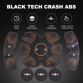 

EMS Press Stimulator Slimming Fitness Exercise Machine Equipment ABS Electric Muscle Trainer Abdominal Home Gym Office Fitness