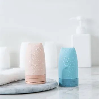 

Portable Silicone Refillable Bottle Empty Travel Packing Press For Lotion Shampoo Cosmetic Squeeze Containers Refillable Bottle