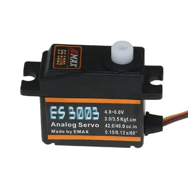 4 шт. EMAX ES3003 ES3004 ES3053 ES3054 17 г пластик/Металл Аналоговый/цифровой сервопривод для F3A 3D RC модель самолета