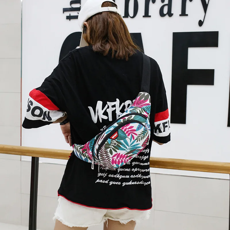 

2019 New Style Fashion And Personality Decorative Pattern Men And Women Large-Volume Wallet Sling Bag