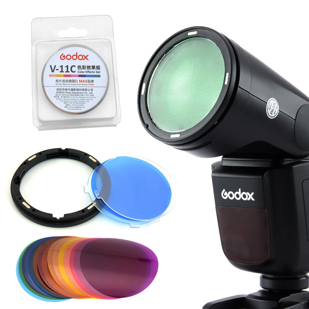 Godox AK R16 магнитное крепление диффузор пластина с V 11C V11C цветной эффект гель набор