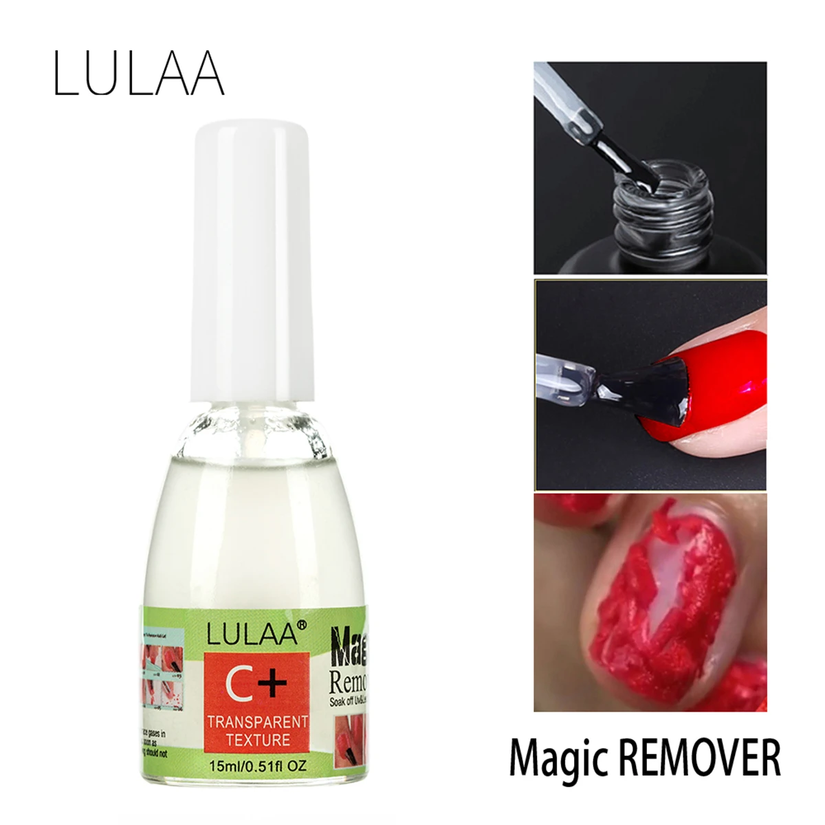 

Burst Remover Nail Gel 15ML Burst Magic Remove UV Gel Polish Magic Remover Soak off Nail Primer Acrylic Clean Degreaser For Nail