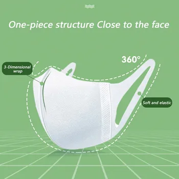 

100pcs Children's Three-layer 3d Ordinary Breathable Protective Face Cover Washable Mouth Face Mask Warm Masks Daily 2020 #2