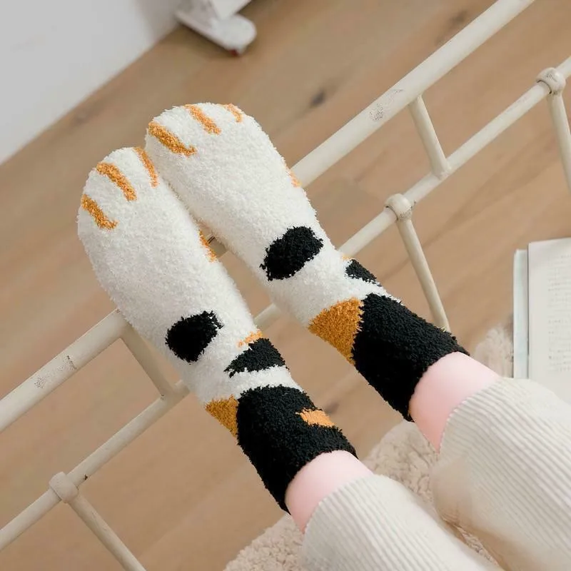 Kawaii/женские носки счастливые модные забавные Женские носочки до лодыжки хлопковые теплые носки на осень и зиму новогодние красные носки 1 пара ярких цветов