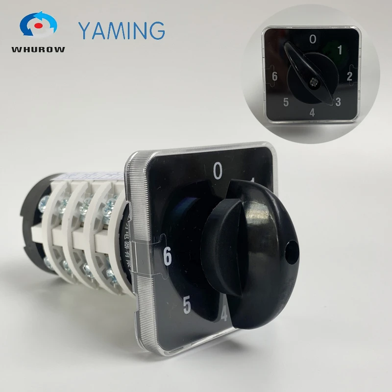 Поворотная ручка 6 положениями переключателя (0 дюймов) YMZ12 20/4 универсальный