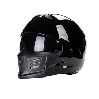 

Cross-country motorcycle full helmet locomotive riding personality combination warrior helmet