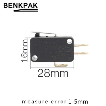 

50pcs short level miniature micro switch SPDT Momentary Push Button Switch